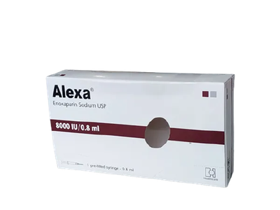 Alexa 8000 Anti-Xa IU/0.8 ml SC Injection