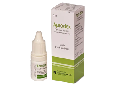 Aprodex 0.3%+0.1% Eye/Ear Drop