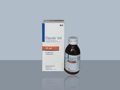 Clacido BID 400mg+57.50mg/5ml Powder For Suspension