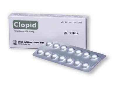 Clopid 75 mg Tablet