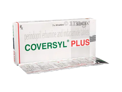 Coversyl Plus 1.25 mg+4 mg Tablet