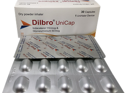 Dilbro UniCap 110 mcg+50 mcg Inhalation Capsule