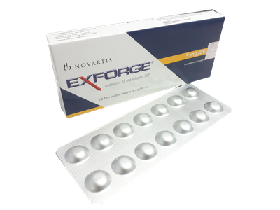 Exforge 5 mg+80 mg Tablet