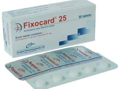 Fixocard 25 mg Tablet