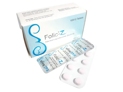 Folic-Z 5 mg+20 mg Tablet
