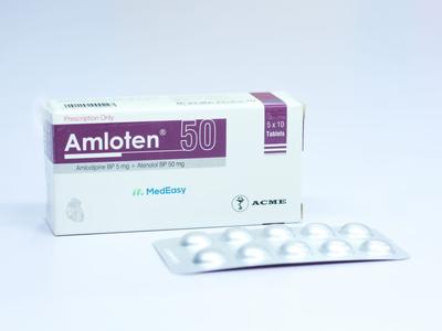 Amloten 5 mg+50 mg Tablet