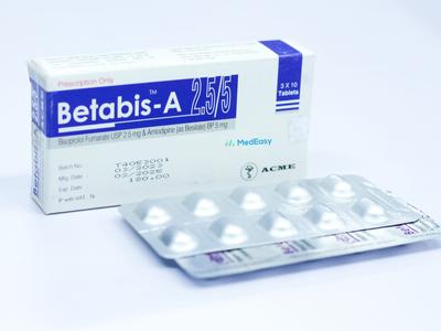 Betabis-A 2.5 mg+5 mg Tablet