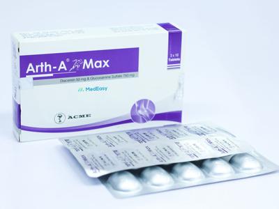 Arth-A Max 750 mg+50 mg Tablet