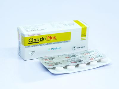 Cinazin Plus 20 mg+40 mg Tablet