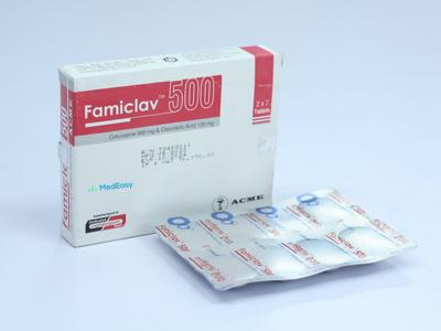 Famiclav 500 mg+125 mg Tablet