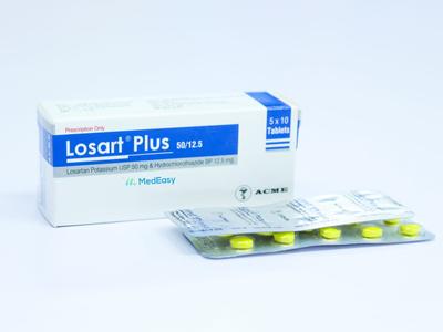 Losart Plus 50 mg+12.5 mg Tablet