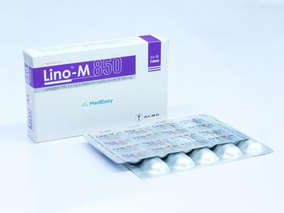 Lino-M 2.5 mg+850 mg Tablet
