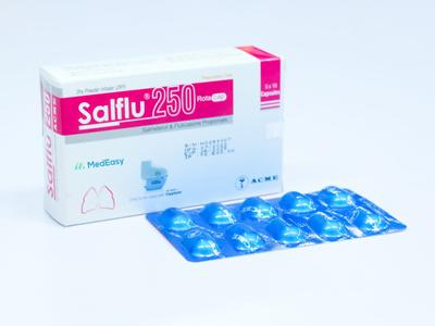 Salflu 50 mcg+250 mcg Inhalation Capsule