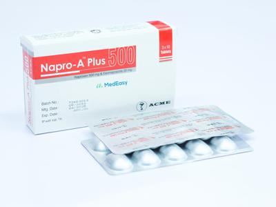 Napro-A Plus 500 mg+20 mg Tablet