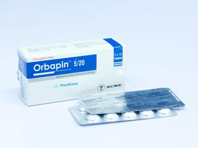 Orbapin 5 mg+20 mg Tablet