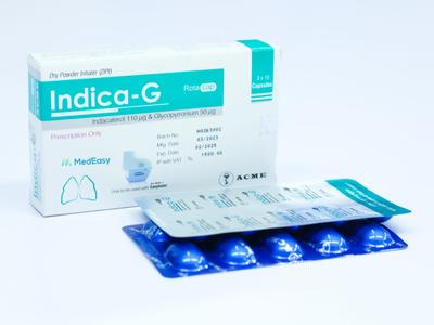 Indica-G 110 mcg+50 mcg Inhalation Capsule