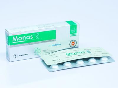 Monas 5 5 mg Chewable Tablet
