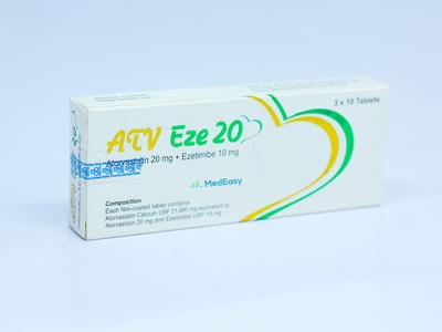ATV Eze 20 mg+10 mg Tablet