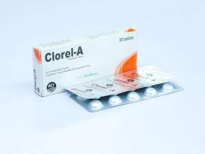 Clorel-A 75 mg+75 mg Tablet