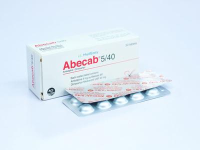 Abecab 5 mg+40 mg Tablet