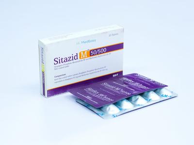 Sitazid M 50 mg+500 mg Tablet