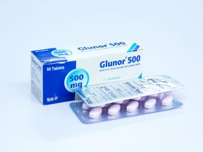 Glunor 500 mg Tablet