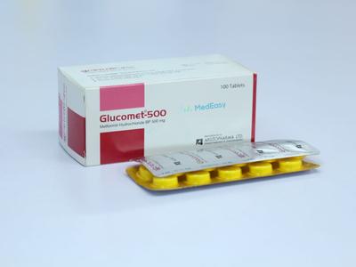 Glucomet 500 mg Tablet