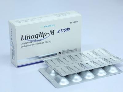 Linaglip-M 2.5 mg+500 mg Tablet