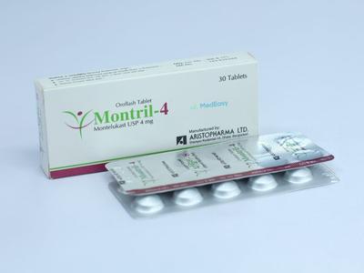 Montril 4 mg Chewable Tablet