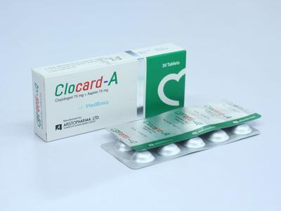 Clocard-A 75 mg+75 mg Tablet
