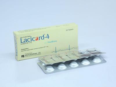 Lacicard 4 mg Tablet