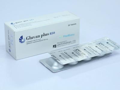 Gluvan Plus 50 mg+850 mg Tablet