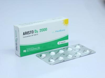 Aristo D3 2000 IU Tablet