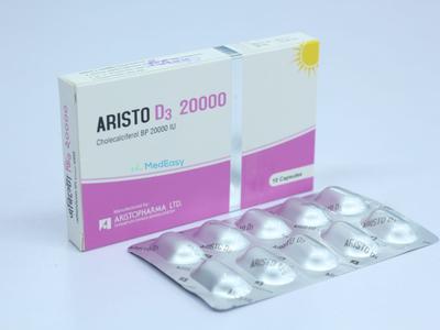 Aristo D3 20000 IU Capsule