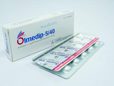 Olmedip 5 mg+40 mg Tablet