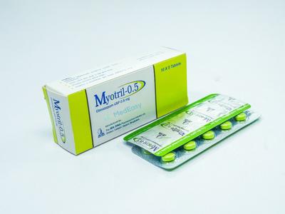 Myotril 0.5 mg Tablet