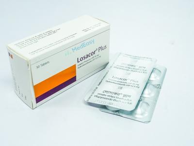 Losacor Plus 50 mg+12.5 mg Tablet