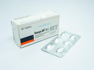 Ransys AM 5 mg+20 mg Tablet