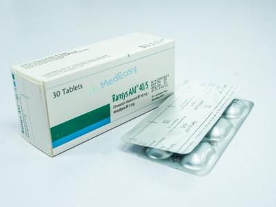 Ransys AM 5 mg+40 mg Tablet