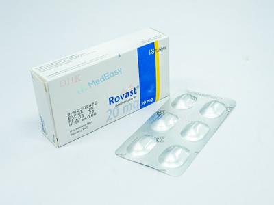 Rovast 20 mg Tablet