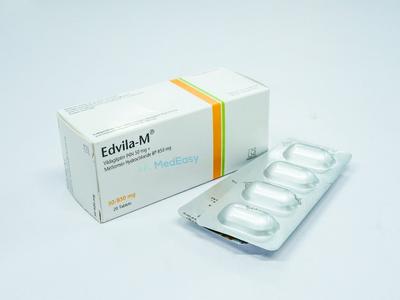 Edvila M 50 mg+850 mg Tablet