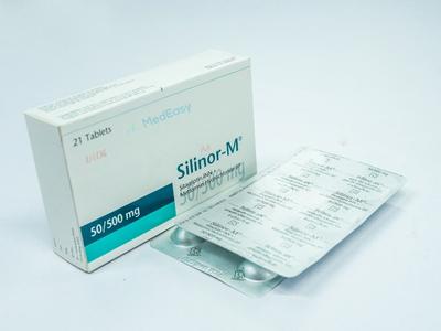 Silinor-M 50 mg+500 mg Tablet