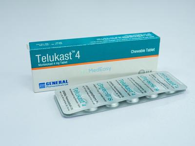 Telukast 4 mg Chewable Tablet