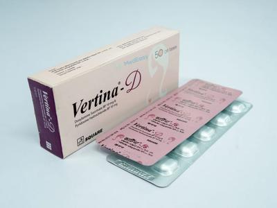 Vertina-D 10 mg+10 mg Tablet