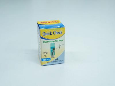 Quick Check Test Strip 25 Strips Test Strips