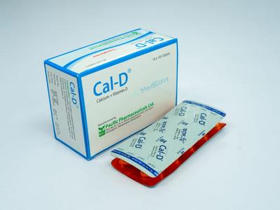 Cal-D 500 mg+200 IU Tablet