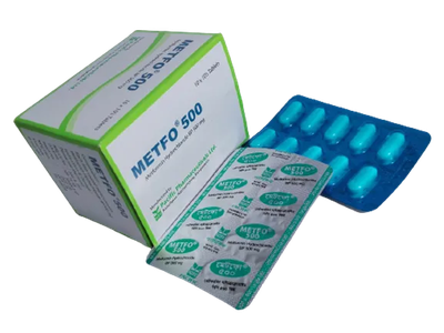 Metfo 500 mg Tablet