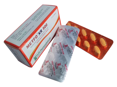 Metfo XR 500 mg Tablet