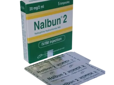 Nalbun 20 mg/2 ml IM/IV Injection