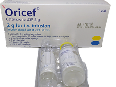 Oricef 2 gm/vial IV Injection
